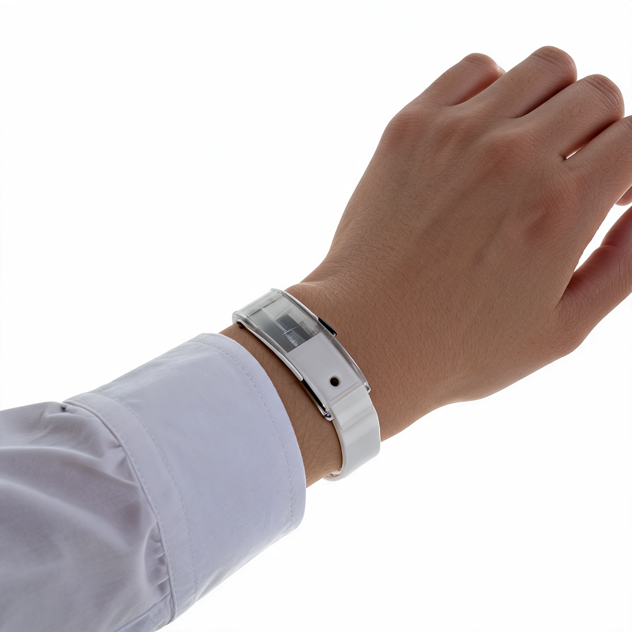 Helio fragrance bracelet in everyday use